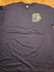 Mens Tshirt DK Blue Myrtle Beach Rally Week Biker LARGE 86th Annual Cycle F17