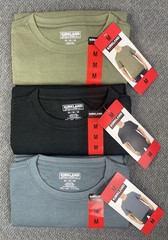 Kirkland Signature Men’s Lot of (3) 100% Pima Tee Pick Your Size & Color NWT