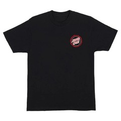 Santa Cruz SCREAMING 50 FIFTY YEARS HAND Skateboard T Shirt BLACK