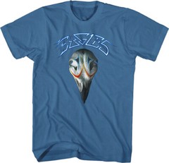New The Eagles Greatest Hits Album Distressed Blue Shirt (SML-3XL) badhabitmerch