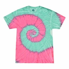 Tie Dye T-Shirts, Adult S M L XL 2XL 3XL, Multi-Color 100% Cotton