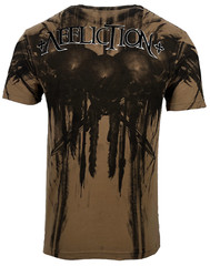 AFFLICTION Men’s T-Shirt DARK NIGHT Biker Skulls Tattoo MMA S-5XL