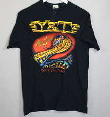 Hot Y&T Year of The Snake Cotton Men Band Black Shirt All Sizes S-5XL SE1853