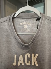 Lucky Brand Jack Daniels Whiskey Shirt Large new!!