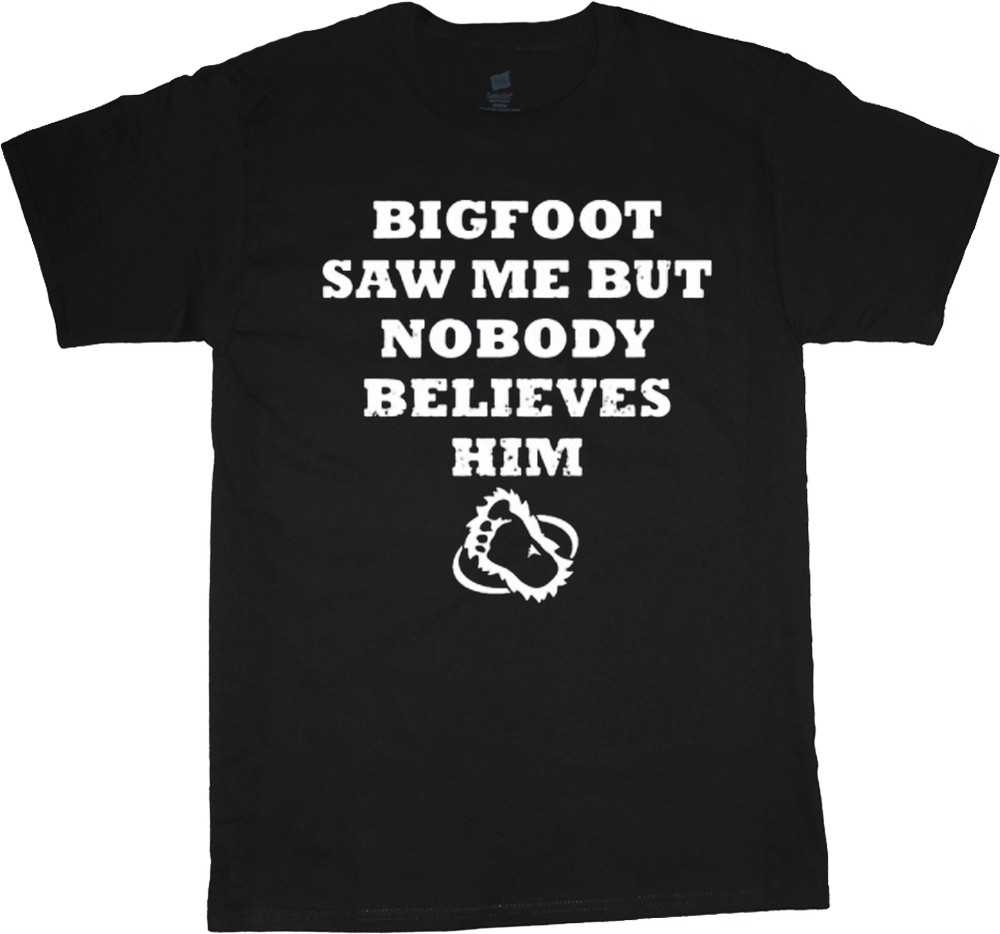 Big man shirt funny saying Bigfoot yeti plus size tall tee 2X 3X 4X 5X 6X 7X 10X