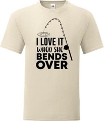 Fishing Love It Bend Over Humour Novelty T Shirt Various Colours And Sizes