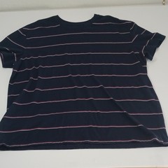 Goodfellow & Co Men’s Blue/Red/White Striped Short Sleeve Crew Neck Tee 2XL