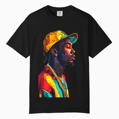 Urban Pop Hip Hop Graphic Tee, Comfort Colors T Shirt, Unisex Streetwear Tee