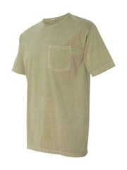 COMFORT COLORS 6030 Adult Pocket Tee – 3 First Quality Shirts – Assorted Colors