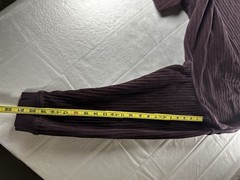VTG Hill & Archer Henley Mens XXL Burgundy 100% Cotton Ribbed Pullover Sweater