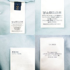 Excellent Condition Louis Vuitton 2023SS Gradient Monogram LV Logo 100 Cotton Me
