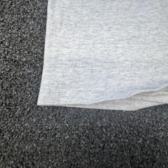 Vtg Cotton Deluxe Shirt Mens M Gray Henley Colorblock Single Stitch T-Shirt