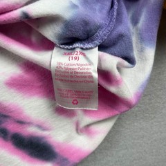 No Boundaries Mens XXL Tie Dye Long Sleeve Pocket T-Shirt Multi-Color Spiral