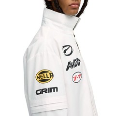 PUMA Asap Rocky X Layered Pit Graphic Collared Long Sleeve Button Up Mens Size