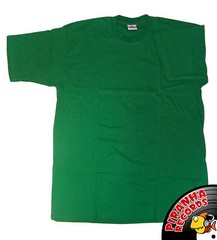 John Son Premium Quality Green T-Shirt XL 100% Cotton Piranha Records