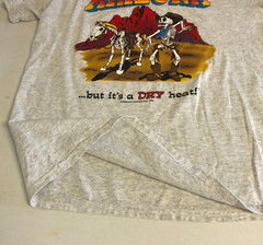 vtg Arizona Skeleton Cowboy/Horse T Shirt Sportex M 90s Southwest Graphic Tee