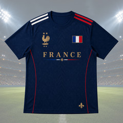 France Soccer Jersey Personalized Name Number Mens French Football Shirt (S-5XL)