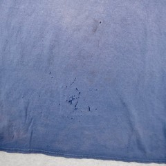Distressed Pocket T-Shirt Mens Faded Blue Short Sleeve Crewneck 2XL