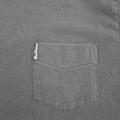 Ben Sherman Shirt Mens Large Navy Blue Pocket Tee Contrast Trim Stretch Casual
