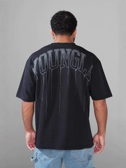 Printed Oversized Stylish Short Sleeved Cotton T-shirt Men & Women Gym Training