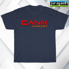 CANIK Superior Firearms Logo Black/Navy/Sport Grey/White Men’sT-Shirt S-5XL