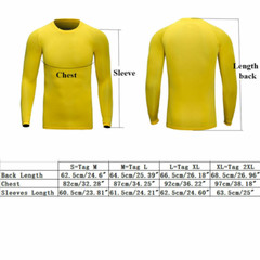 Men’s Sport Warmer Long Sleeve Performance Moisture Wicking T-Shirt Gym Tight US