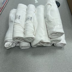 NWOT Pack of 10 Kirkland Signature Men’s L White Crew Neck T-Shirts L1689