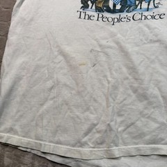 VTG Clyde’s The People’s Choice Reagan-Carter Election Shirt Sz Lg STAINED Look