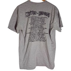 Wavves Men’s Best Coast Summer Is Forever II Tour T shirt Gray Medium