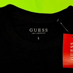 GUESS Los Angeles Men’s Short Sleeve T-Shirt Size LARGE Black 100% Cotton NEW