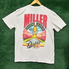 Junk Food Clothing x Miller High Life The District T-Shirt Size Large