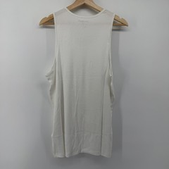 Todd Snyder Tank Top Mens m White Ribbed Tank Top KN1270422 Pima Cotton Modal