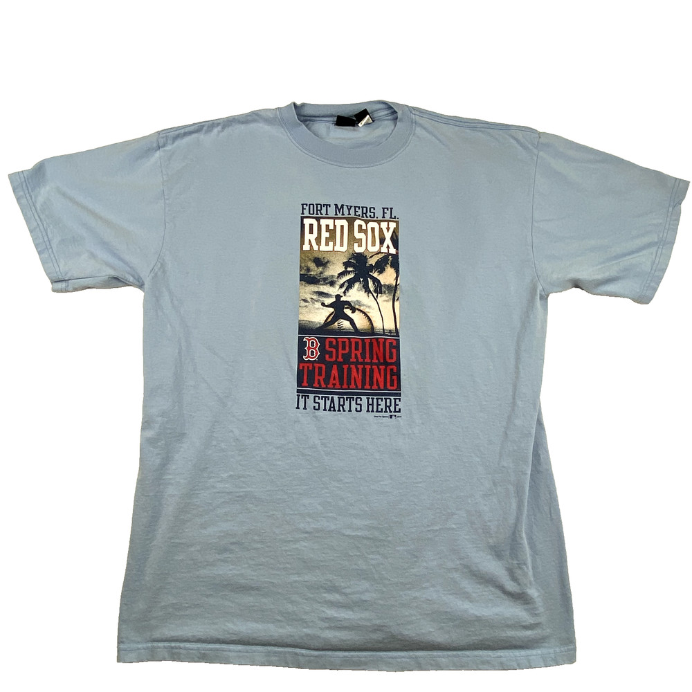 Boston Red Sox TShirt Mesn XL Spring Training Y2k 2010 Florida Grapefruit League