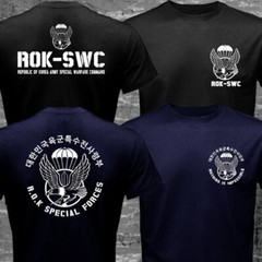 Republic of South Korea ROK Army Special Forces Warfare Command Military T-shirt