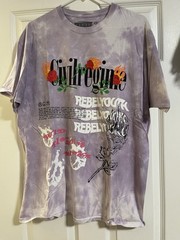 Civil Regime Purple Tie Die Large Shirt Short Sleeve Graphics Pacsun Men’s l