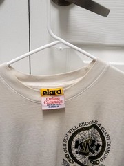 Online Ceramics Elara Uncut Gems Black Opal White T-Shirt Size L