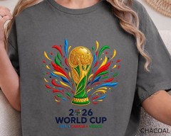 World Cup 2026 Soccer Fan Apparel Unisex T-shirt ‘Printed on Front and Back’