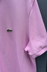NWT Lacoste Polo Shirt Men’s (XXL) Short Sleeve Classic Alligator Pink Slim Fit