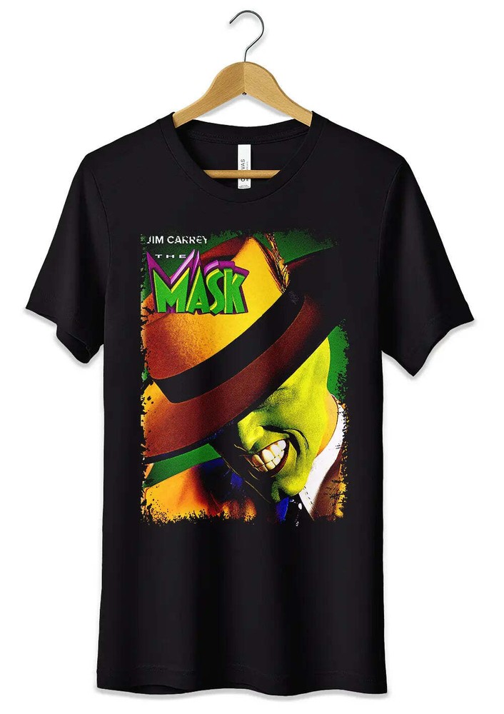 Jim Carrey The Mask Movie T-Shirt T-Shirt T-Shirt Cinofili Black S M L XL XXL