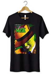 Jim Carrey The Mask Movie T-Shirt T-Shirt T-Shirt Cinofili Black S M L XL XXL