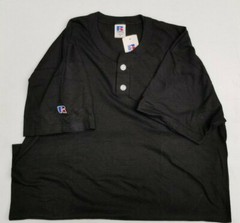 Vintage Russell Athletic Blank 2 Button Henley T-shirt Mens – Irregular