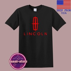 Lincoln Classic Car Men’s Black T-Shirt Size S-5XL