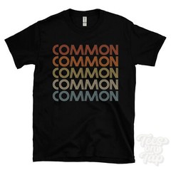 COMMON REPEATED RETRO STYLE T-SHIRT mens & womens novelty cool name gift