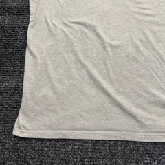 The North Face Mens XL Gray Tri-Color Stripe Graphic Logo Short Sleeve T-Shirt