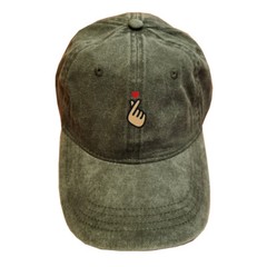 Korean KPOP Love Dad Hat Finger Heart baseball cotton cap hat You Choose Color!