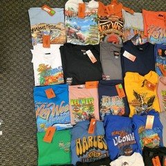 Lot of 50 Harley Davidson Dealership TShirts Bulk Reseller Bundle Mixed Size NWT