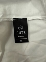 Cuts Clothing Elongated Henley T-Shirt Men’s XL White