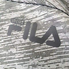 Fila Sport Running Men’s Size XXL Gray Pinstripe Athletic Crew-Neck T-Shirt