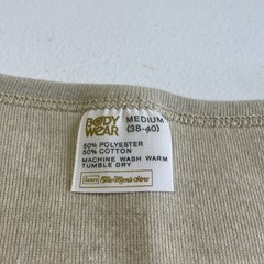 Vintage 70s T Shirt Body Wear Sears Men’s Shop Medium Unique Tan Square Neck