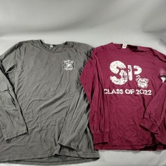 Lot of 12 Crew Neck 1/4 Zip Short & Long Sleeve T-shirts Mens Size S/M/L/XL/2XL